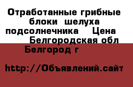 Отработанные грибные блоки (шелуха подсолнечника) › Цена ­ 0-00 - Белгородская обл., Белгород г.  »    